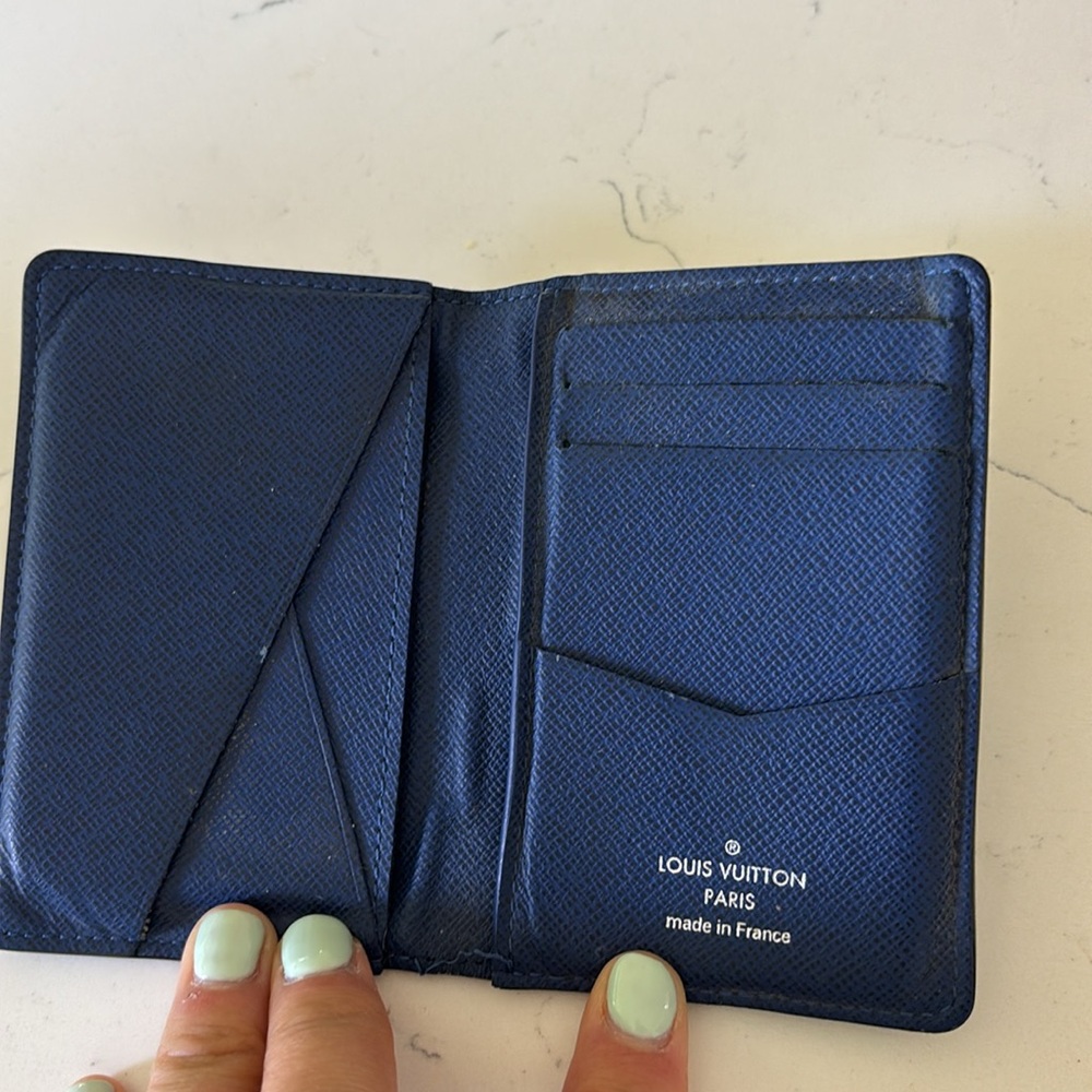 LV blue wallet - Picture 3 of 12